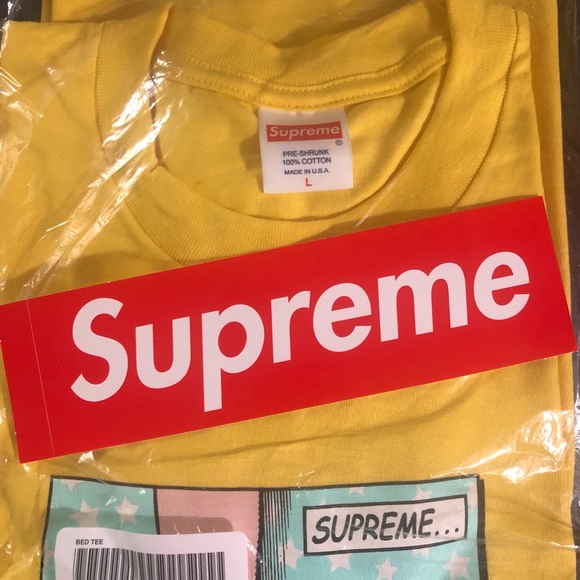 Supreme bed tee Yellow - Picture 2 of 2